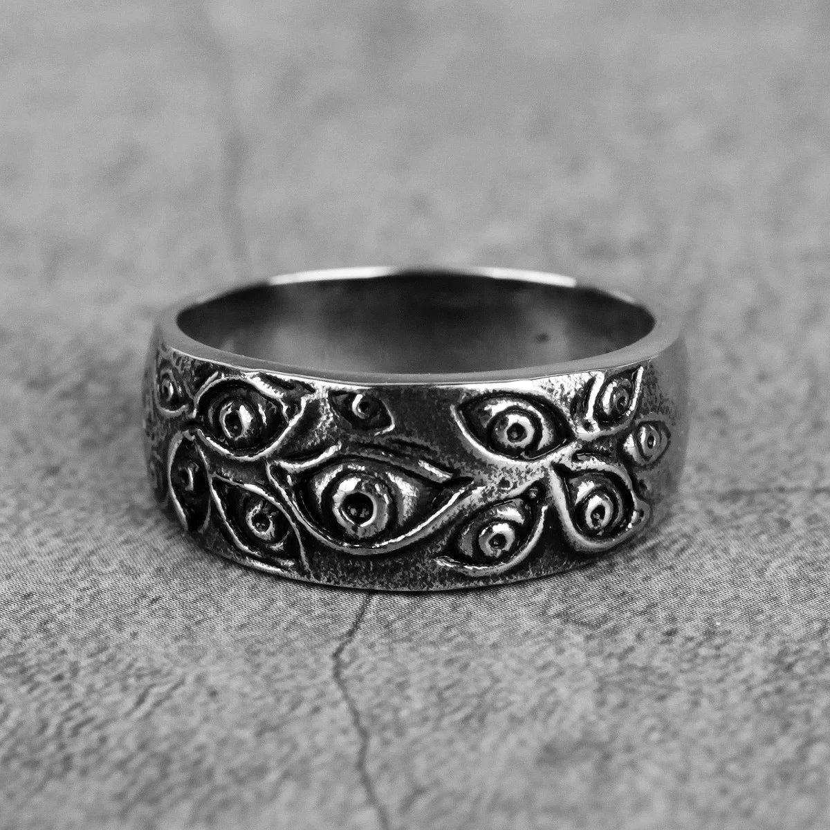 PENDRA Rock Demon Devil's Steel Ring