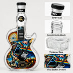 Pink Floyd  Rock Music Inspired Glass Whiskey Decanter Creative Guitar Liquor Bottle Collector Display Gift for Music Fans