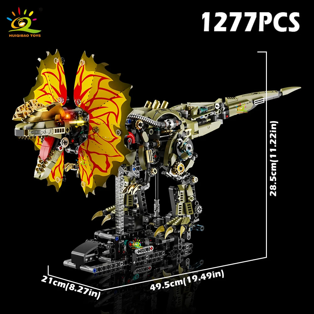 PENDRA Technical Dilophosaurus Dino Building Set