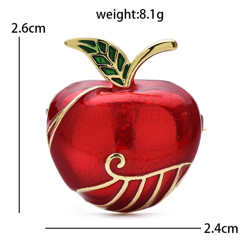 PENDRA Aurelia3 Enamel Brooch