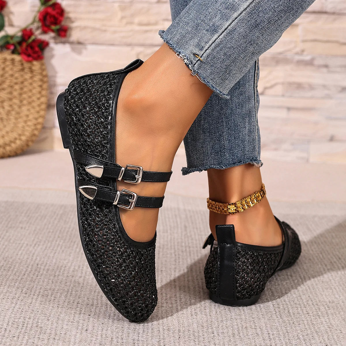 PENDRA Flat Bottom Round Shoes