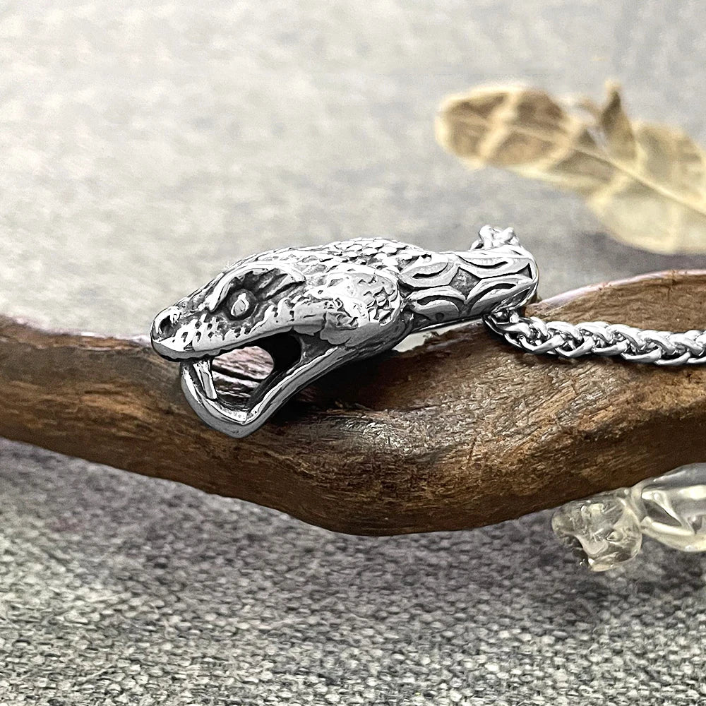 PENDRA Snake Vintage Necklace