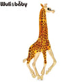 PENDRA Lovely Enamel Giraffe Brooch