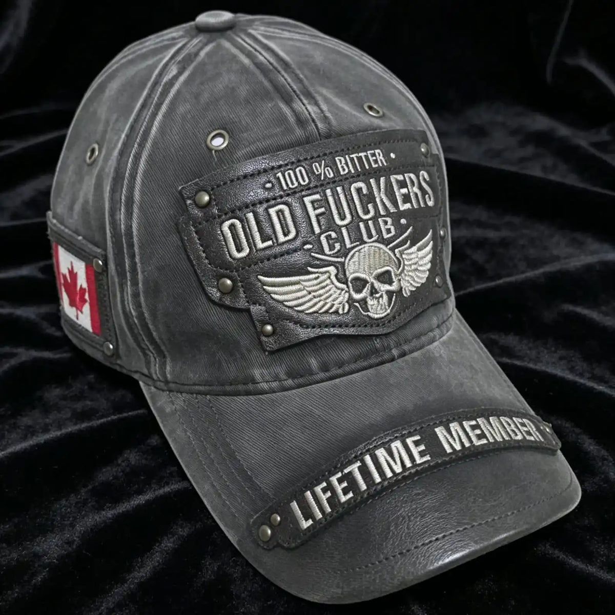 Old Fuckers Club Cap | Vintage Baseball Embroidered Cotton Twill Lifetime Member Hat