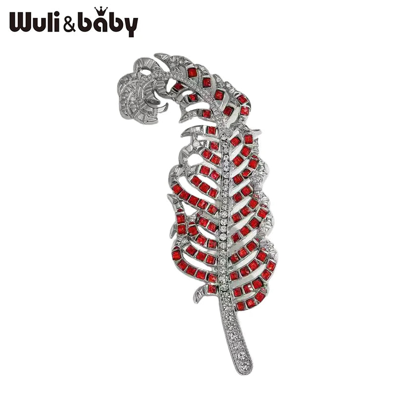 PENDRA Featherella 2-Color Luxury Feather Brooch