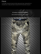 PENDRA Denim Straight Pants