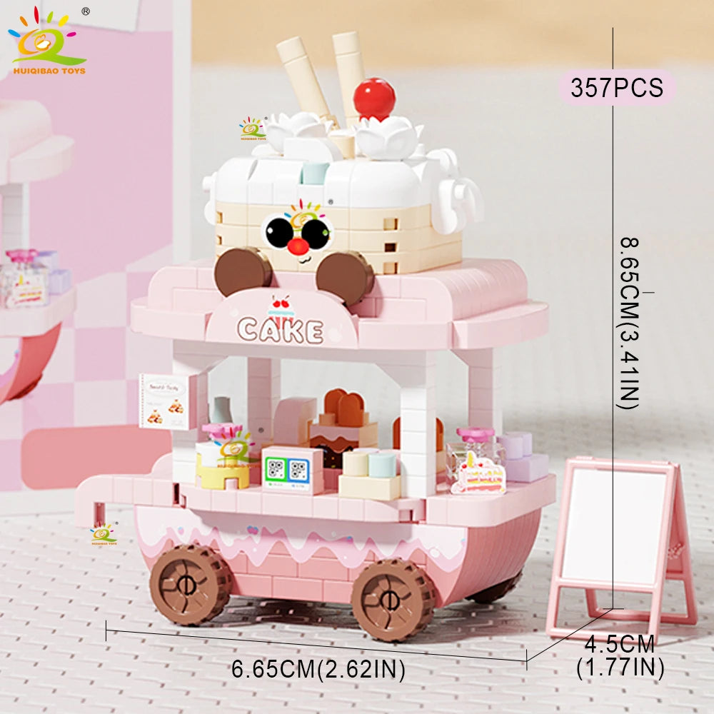 PENDRA Cute Food Micro Building Set