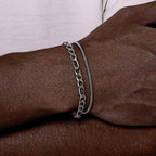 PENDRA Figaro Silver Bracelet