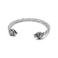 PENDRA Wolfcrest Vintage Viking Wolf Head Bracelet
