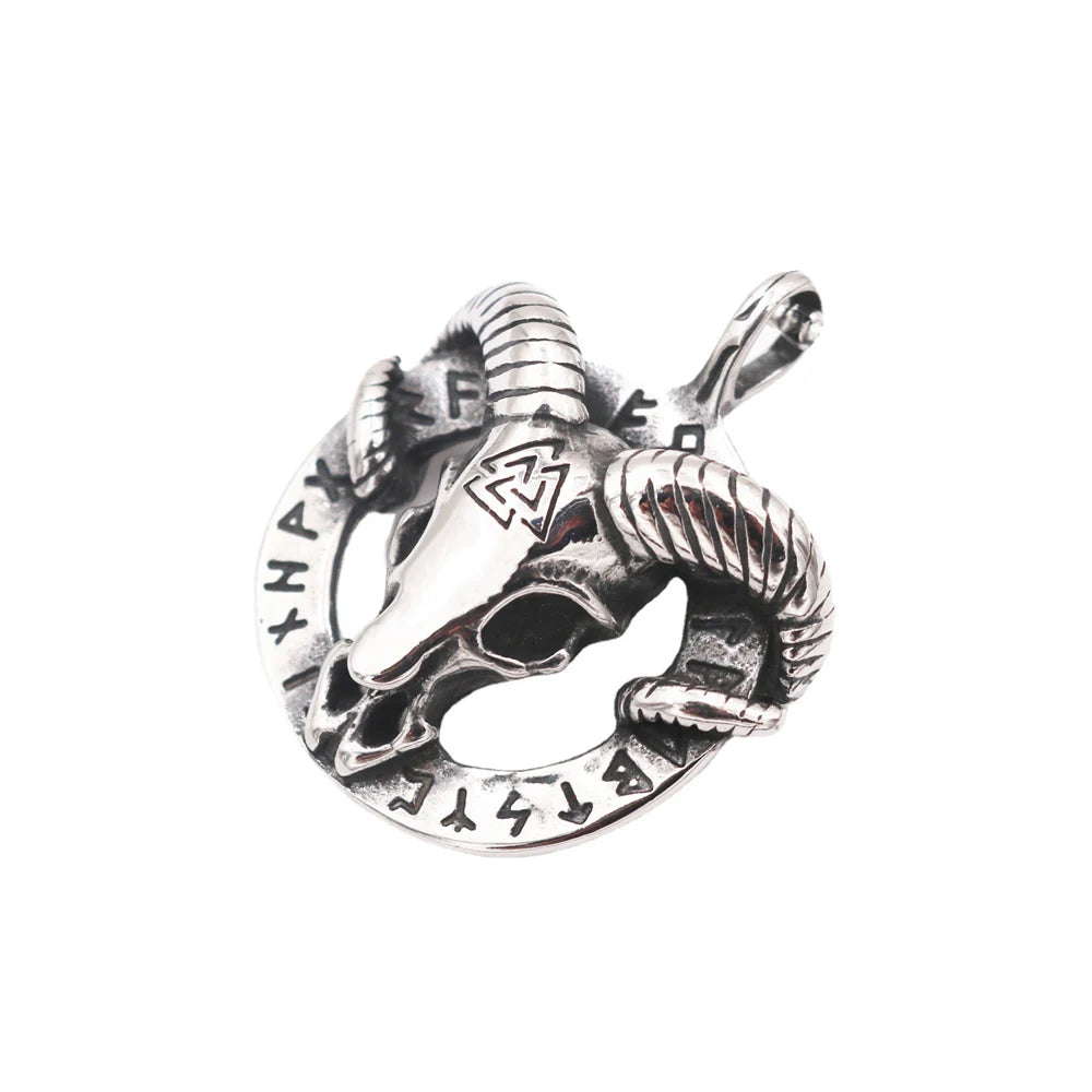 PENDRA Goathead Gothic 316L Stainless Steel Pendant