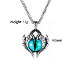 PENDRA Demoneye 316L Stainless Steel Demon Eye Pendant