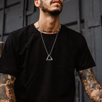 PENDRA Triangle Viking Pendant Necklace