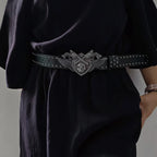 PENDRA Galaeva Black Skull Luxury Belt