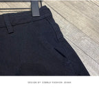 PENDRA Denim Distressed Harem Pants