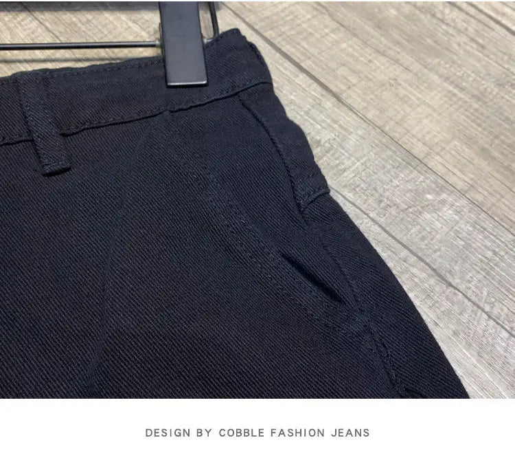 PENDRA Denim Distressed Harem Pants