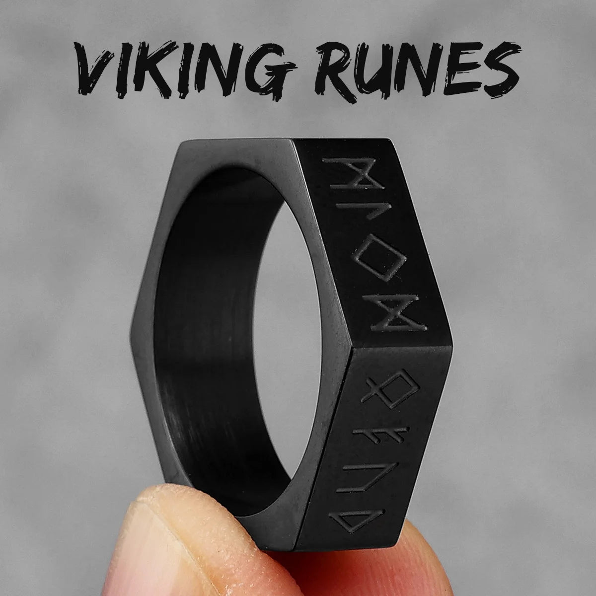 Vintage Nordic Viking Runes Celtic Knot Series Stainless Steel Womens Mens Rings Punk Biker Jewelry Creativity Gift Wholesale