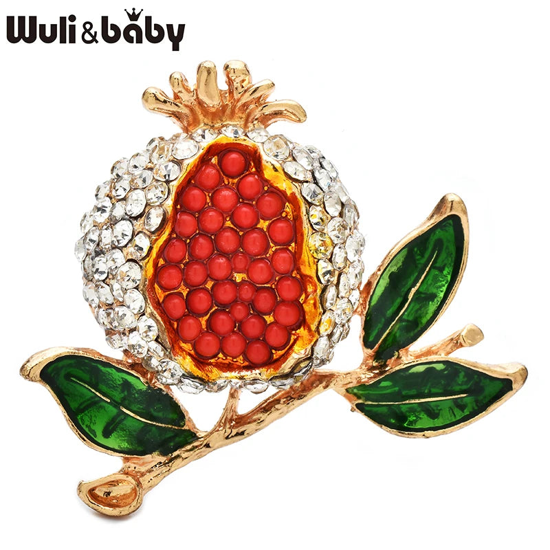 PENDRA Pomella Beautiful Pomegranate Brooch