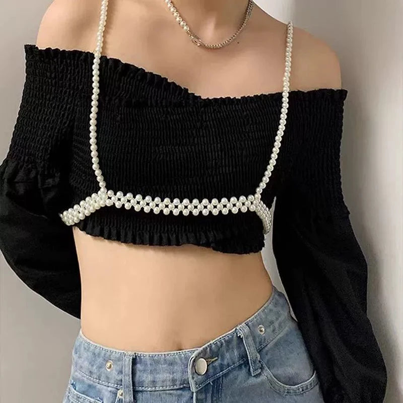 PENDRA Galaia Pearl Elegant Waist Chain Belt