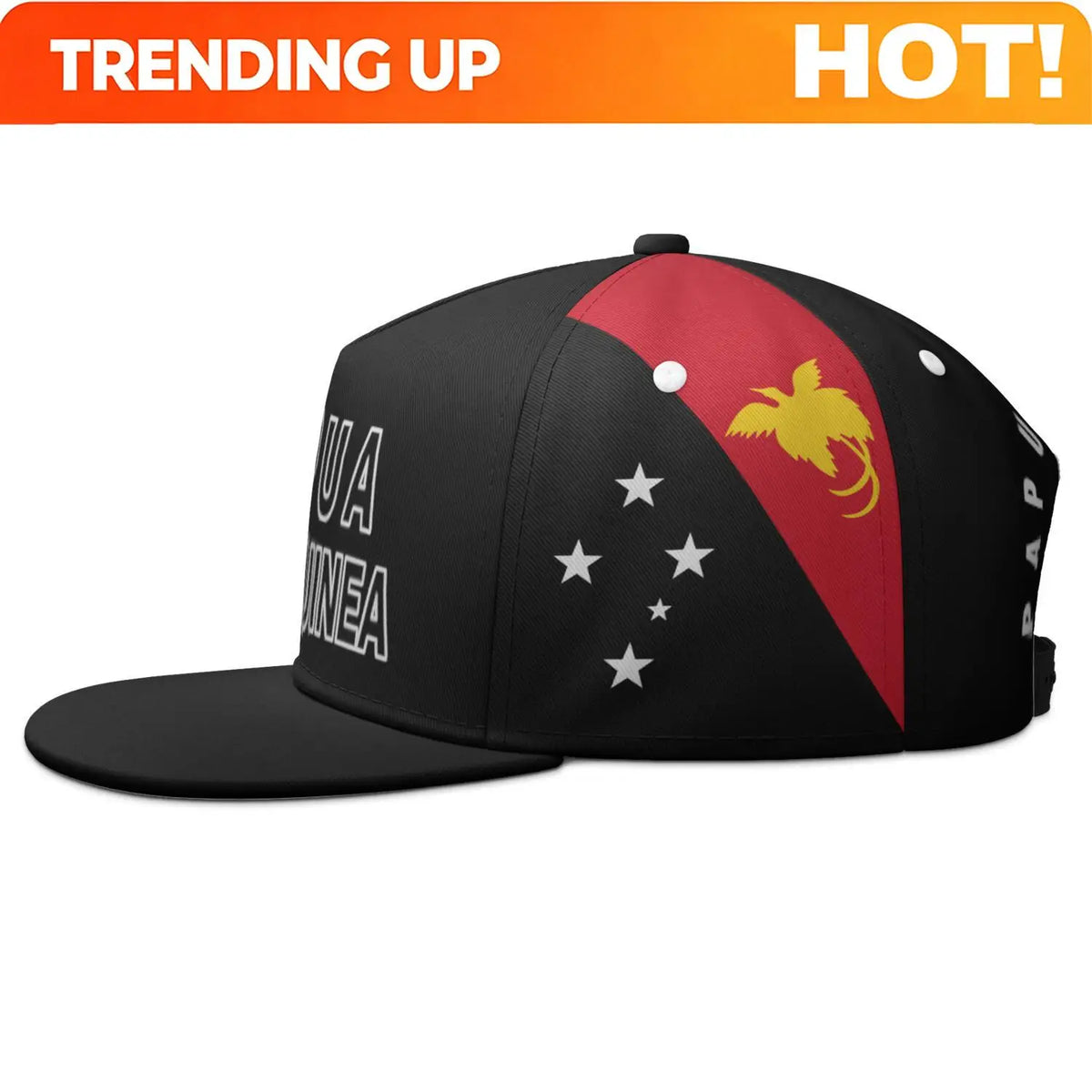 Papua New Guinea  Free Custom Made Name Logo Flat Brimmed Cap Nation Flag Pg Guinean Country College Print Photo Hip-hop Hat