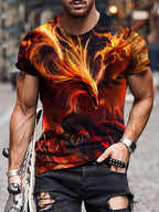 PENDRA Printed Sports Tops T-Shirt