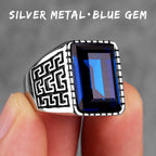 PENDRA Rhinestone Steel Ring