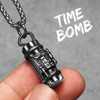 PENDRA Time Bang Steel Necklace