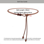 PENDRA Irisia Brown Corset Belt