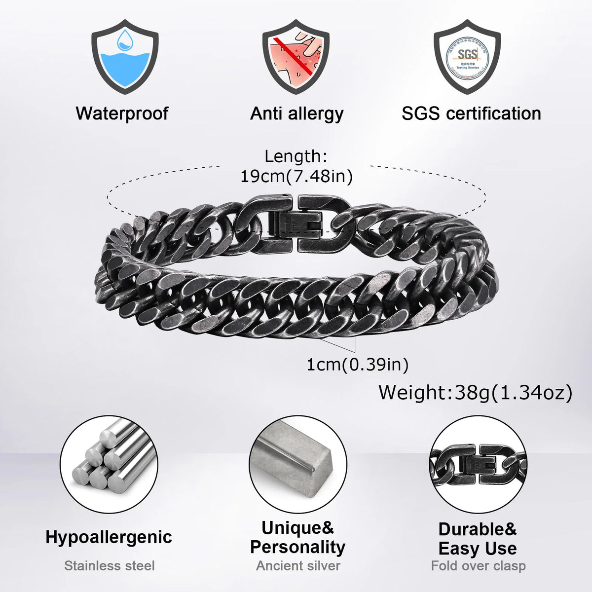 PENDRA Cuban Chunky Bracelet