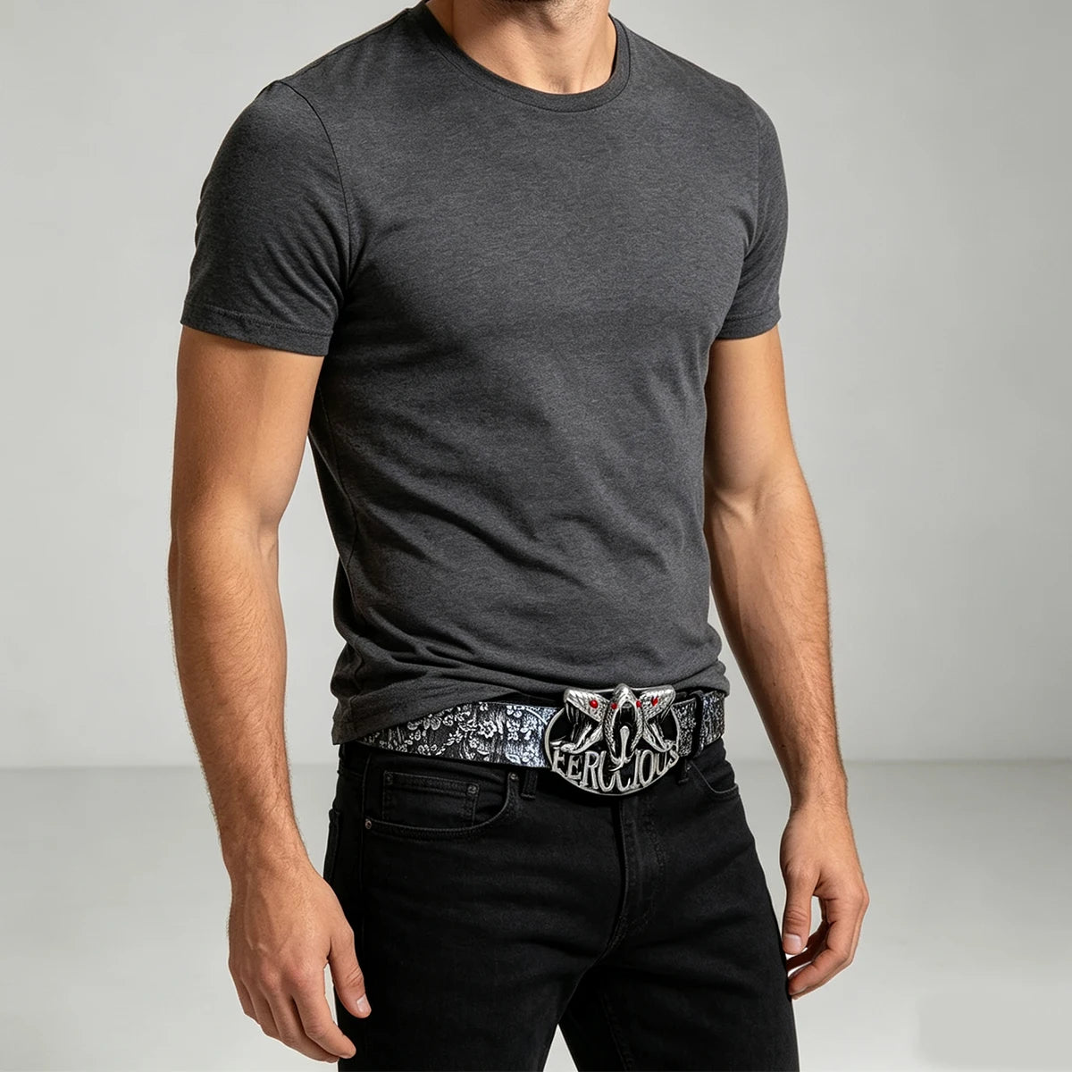  Retro Men's Belt Bohemian Style - Fashion Personalized Belt For Men Women Punk Rock Y2K Belts - For Jeans, Dresses & Casual We