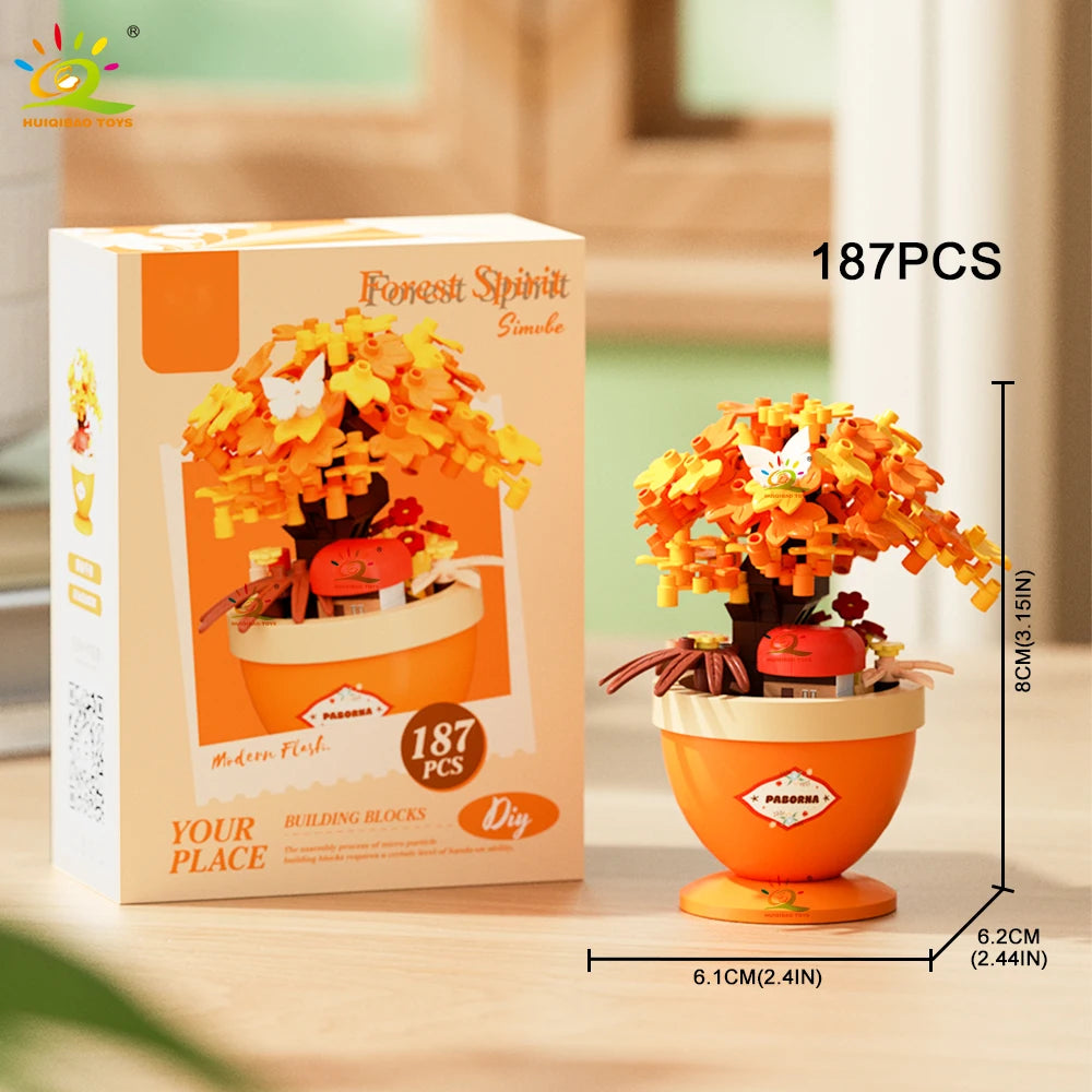 PENDRA Pot Sunflower Micro Building Set