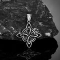 PENDRA Celtic Knot Rune Punk Necklace