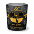 35th Anniversary Wu-Tang Clan Whiskey Glass Black Smoky Rock Cup Premium Gold Print Bar Party Gift