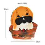 PENDRA Acrylic Dog Brooch