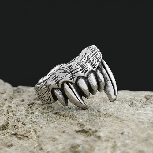 PENDRA Beastfang Gothic Beast Teeth Ring