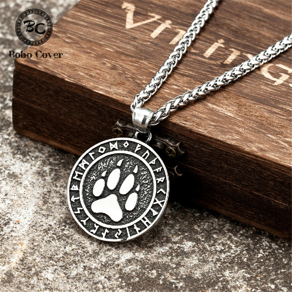PENDRA Bear Claw Rune Necklace