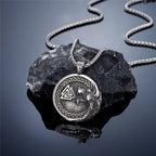 PENDRA Celtic Knot Rune Pendant Necklace