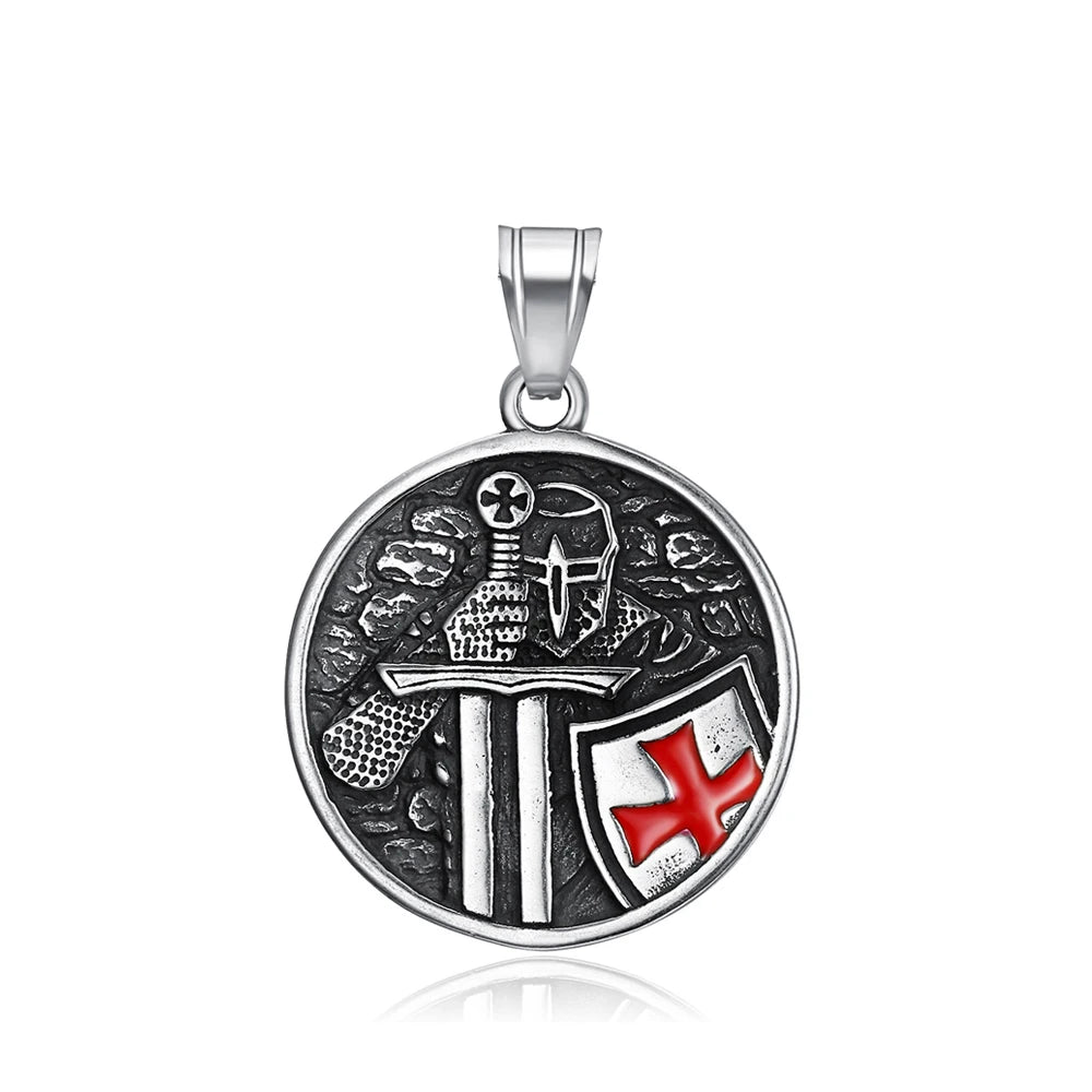 PENDRA Templarforge Knight Templar Cross Pendant