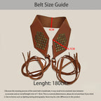 PENDRA Fayelia Leather Knot Western Belt