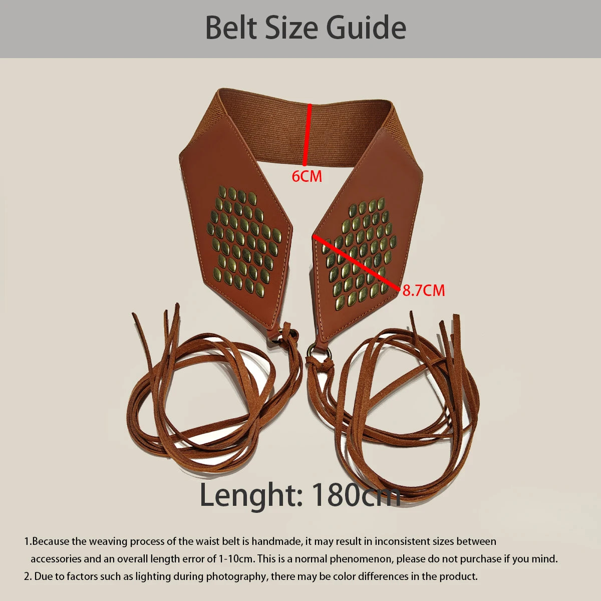 PENDRA Fayelia Leather Knot Western Belt