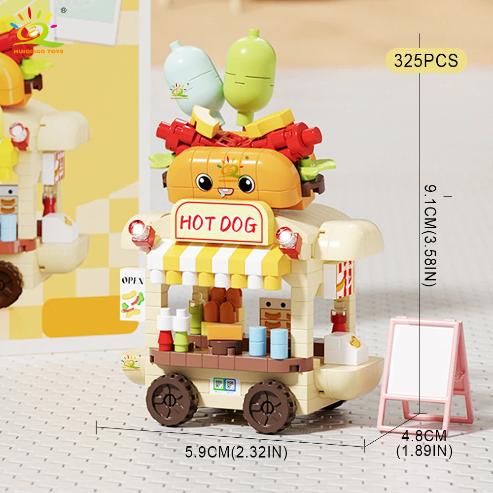 PENDRA Cute Food Micro Building Set