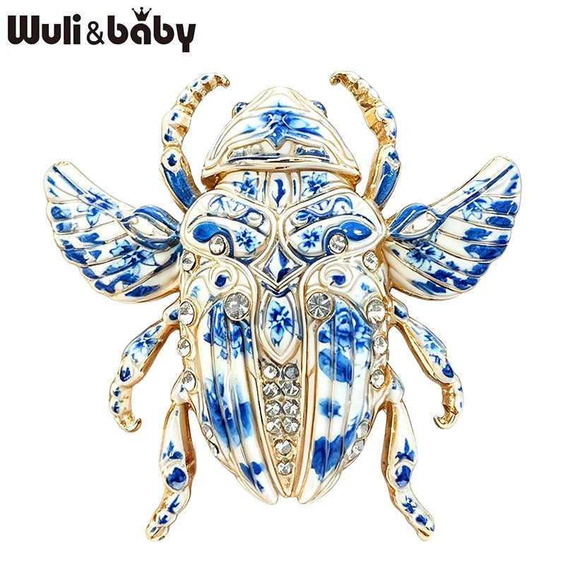 PENDRA Lovely Beetle 4-color Brooch