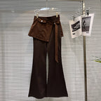 PENDRA Micro Flared Fake Two Pants