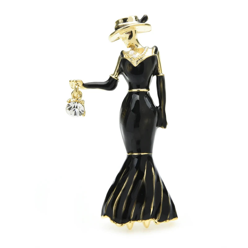 PENDRA Gardenia Floral & Animal Brooch Collection