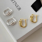 PENDRA Starfish 925 Sterling Silver Hoop Earrings