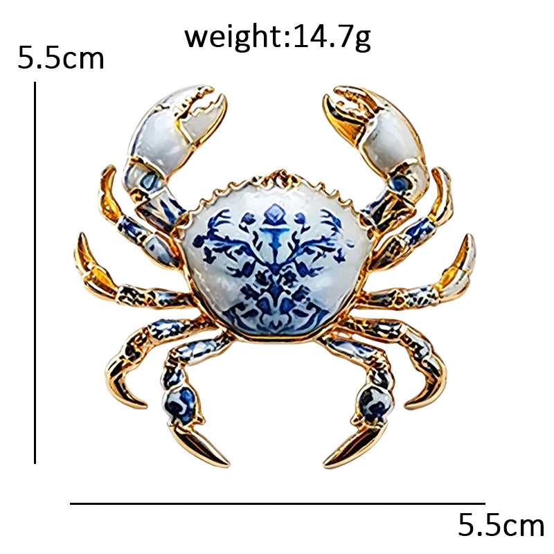PENDRA Porcelain Animal Collection Brooch