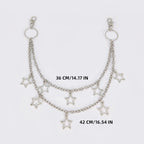 PENDRA Seraellea Star Punk Double-Layer Waist Chain Belt
