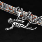 PENDRA Deep Sea Diver Steel Necklace