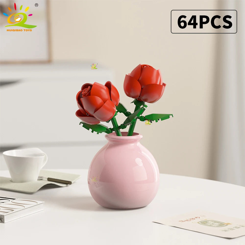 PENDRA Vase Eternal Floral Building Set