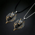 PENDRA Wolf Black Necklace