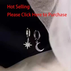 Ventfille 925 Sterling Silver Star Earring for Women Girl Simple Tassels Chain Fashion Office Jewelry Gift Dropshipping